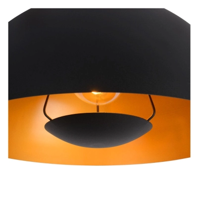 lafabryka.pl SIEMON - Lampa wisząca - Ø 40 cm - 1xE27 - Black 45496/01/30 Lucide